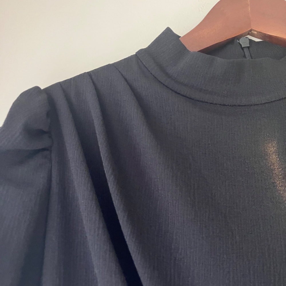 COPY - Black Midi Dress - Picture 2 of 6